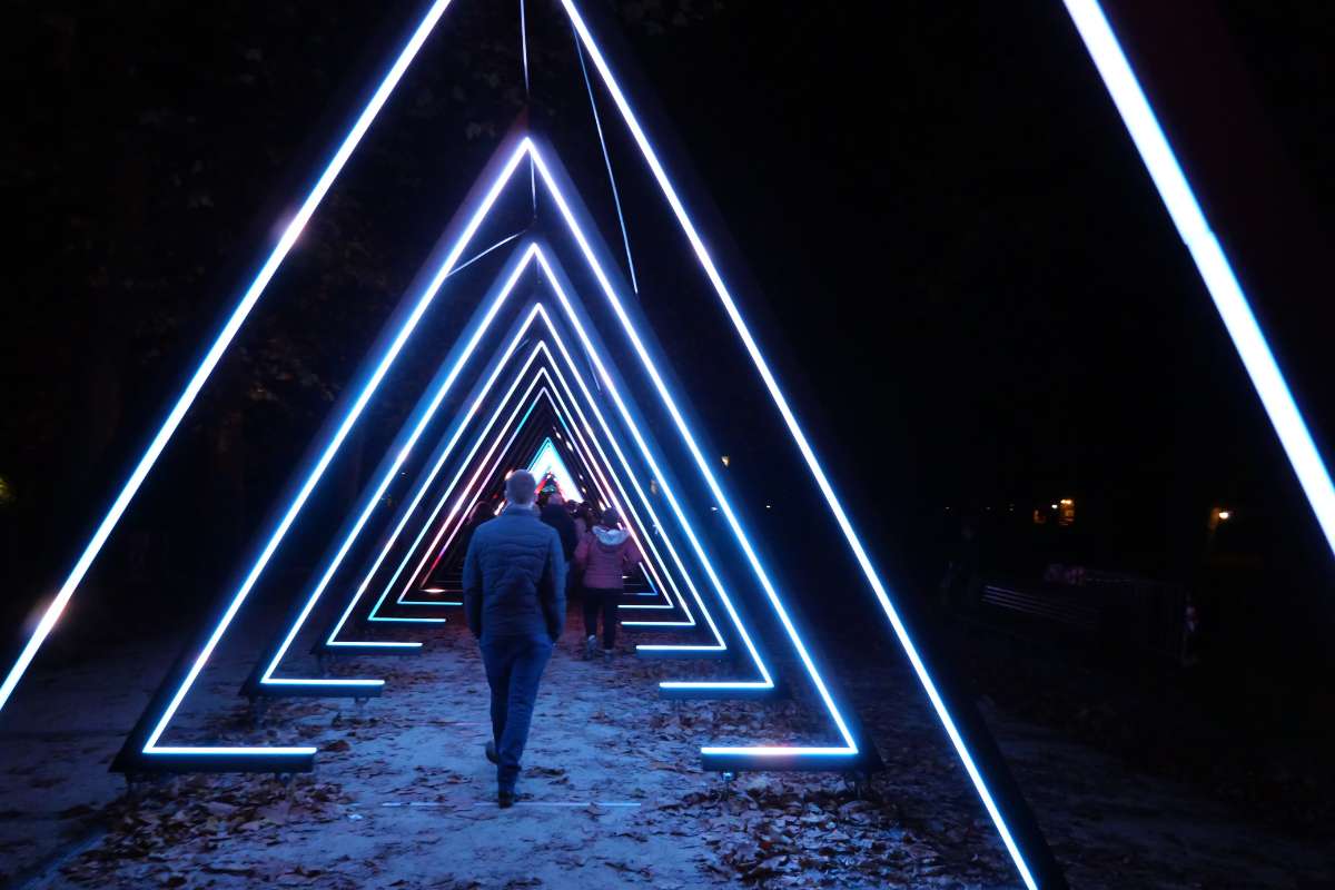 Lichtinstallation Park